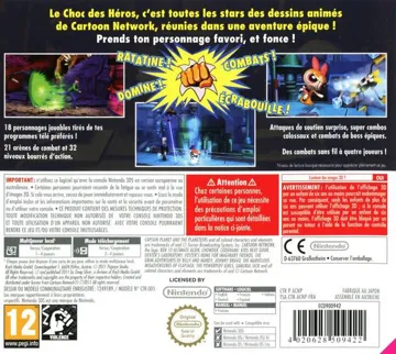 Cartoon Network - Punch Time Explosion (Europe) (En,Fr,Ge,It,Es) box cover back